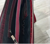 کیف وکالتی فولدرچرم طبیعی گاوی طرح رکو دور زیپ زرشکی