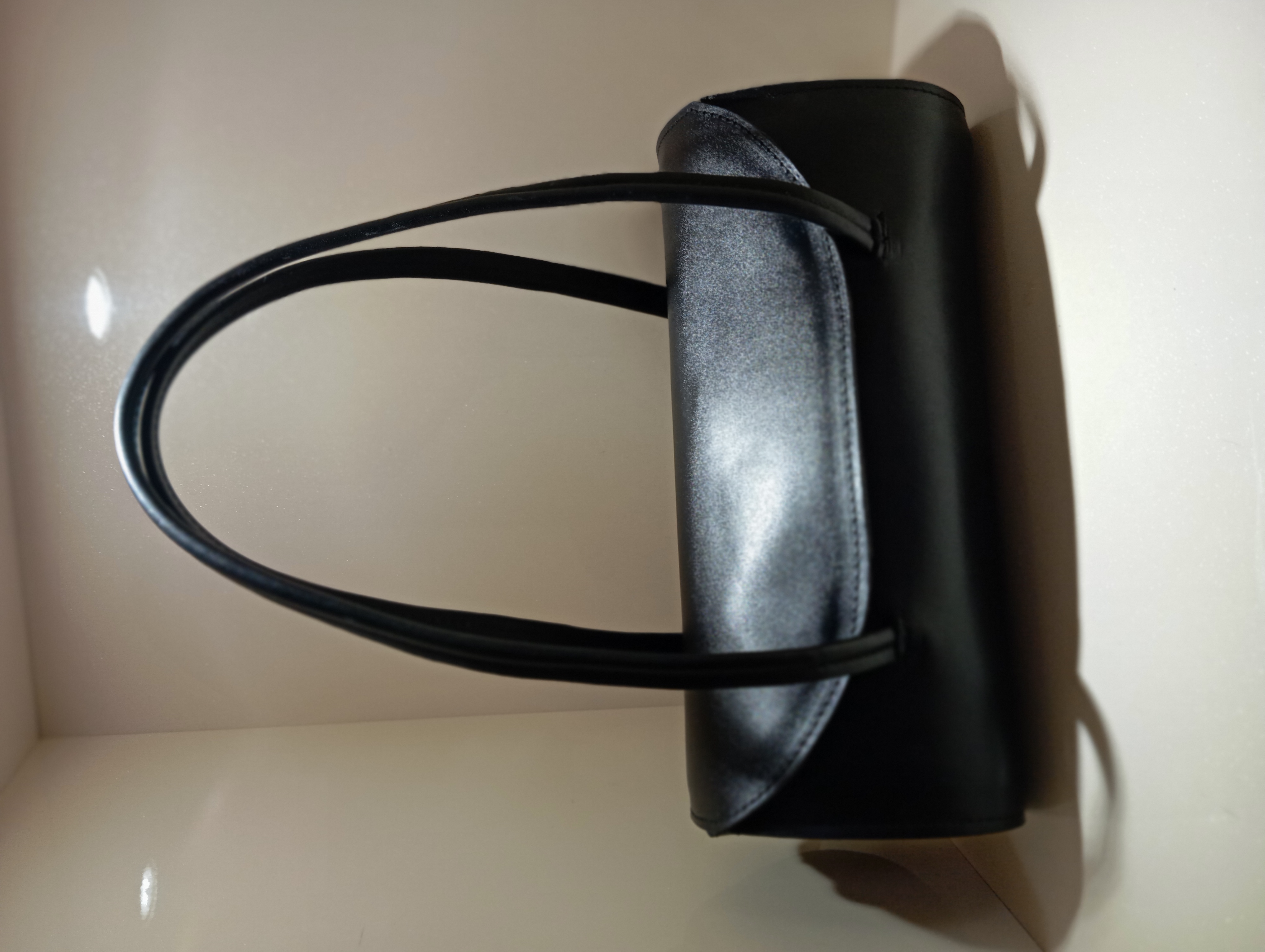 کیف دستی زنانه چرم گاوی مشکی